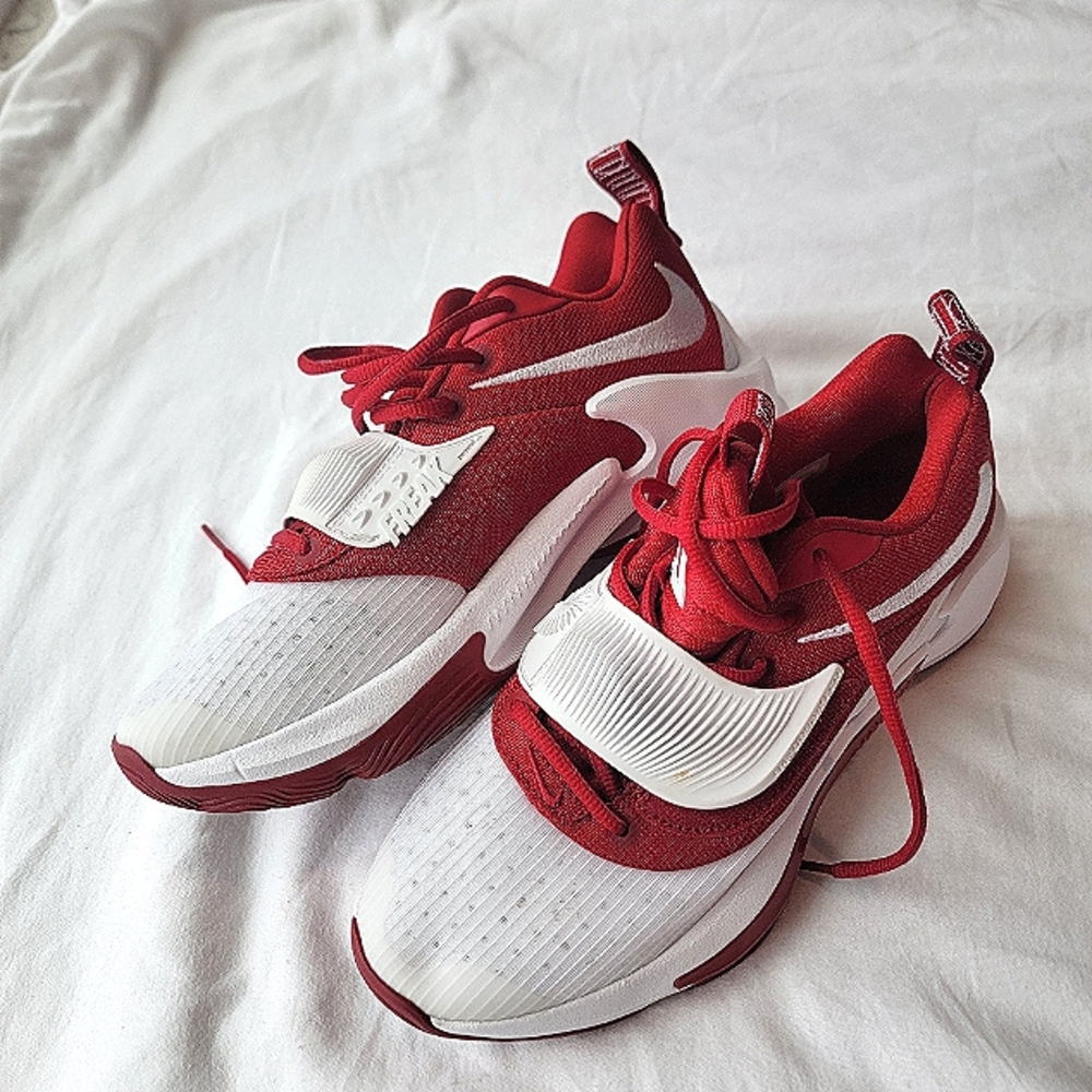 Nike Zoom Freak 3 TB Basketball DM7378-600 red and white Men's size 6.5